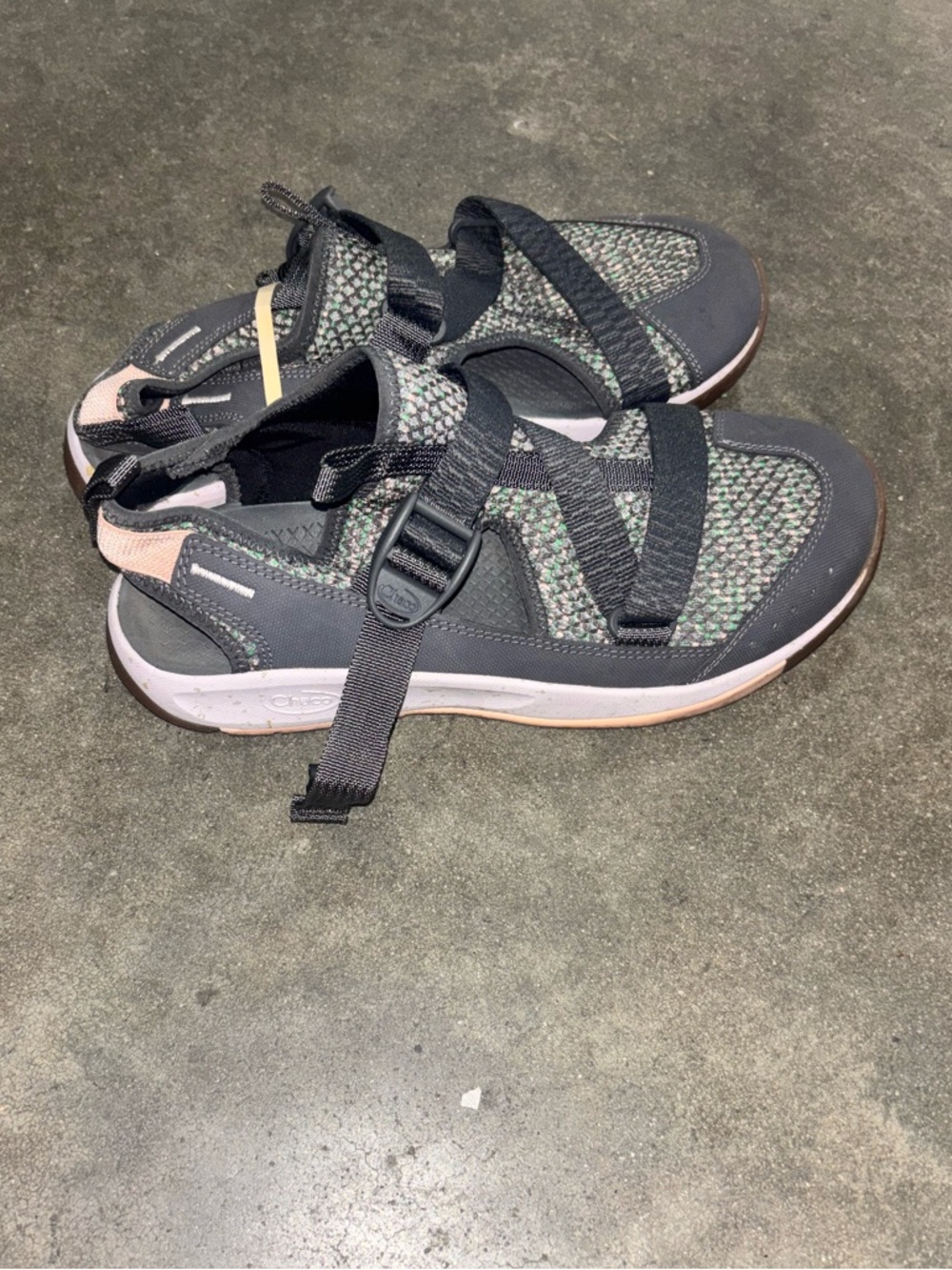 These are Chaco Odyssey Women's hiking sandals size 10